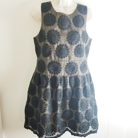 Anthropologie Leifsdottir Lace Bloom dress Sz 12 P - Picture 5 of 5